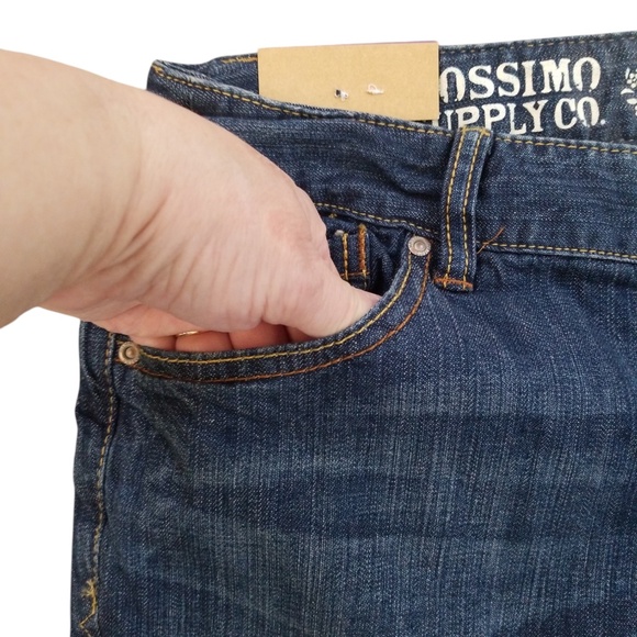 Mossimo Supply Co. Women's Lowest Waist Straight Skinny Jeans Size 11 Long NEW - Picture 4 of 12